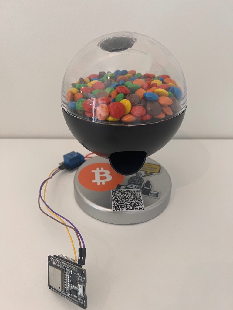 LNBits Lightning switch m&m's