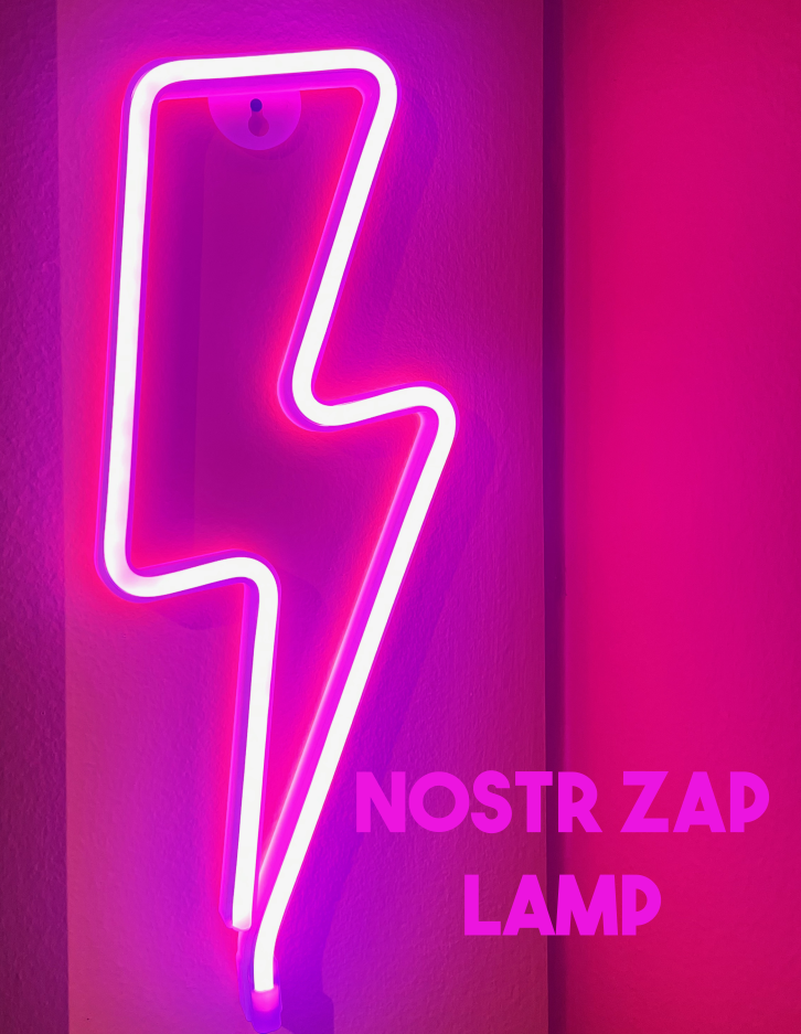 Nostr ZAP Lamp